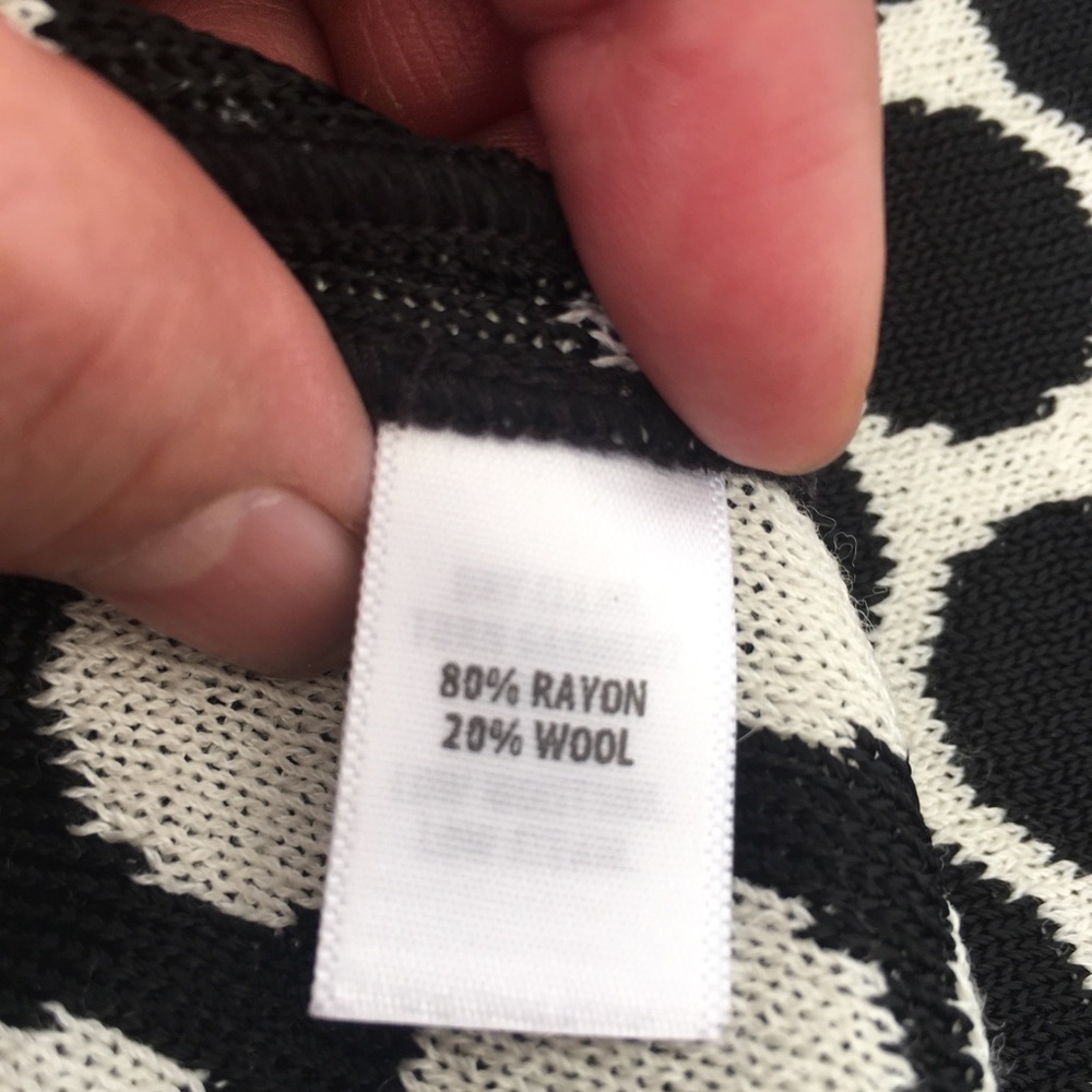St. John collection black/white midi dress size P - Picture 9 of 16